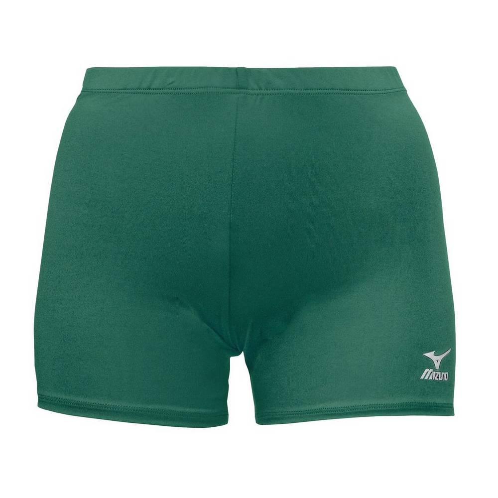 Pantalones Cortos Mizuno Vortex Mujer Verde Baratas PSMD-70528